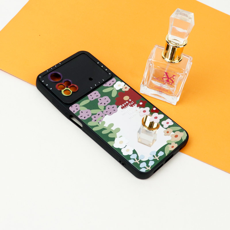 قاب آینه ای طرحدار محافظ لنزدار Xiaomi Poco M4 Pro