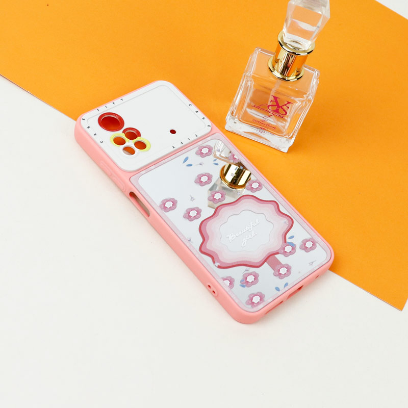 قاب آینه ای طرحدار محافظ لنزدار Xiaomi Poco M4 Pro