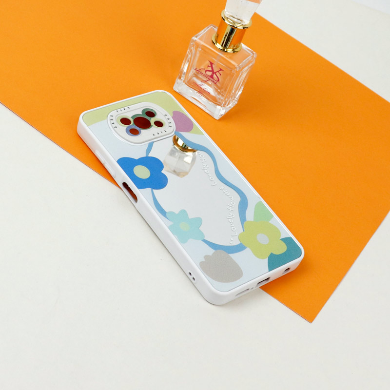 قاب آینه ای طرحدار محافظ لنزدار Xiaomi Poco X3