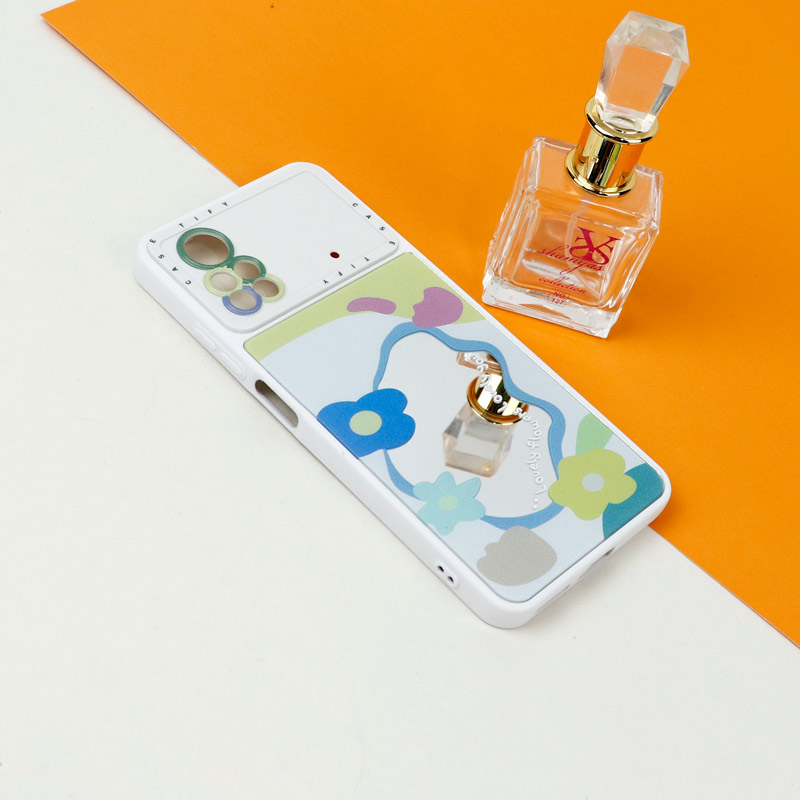 قاب آینه ای طرحدار محافظ لنزدار Xiaomi Poco X4 Pro 5G