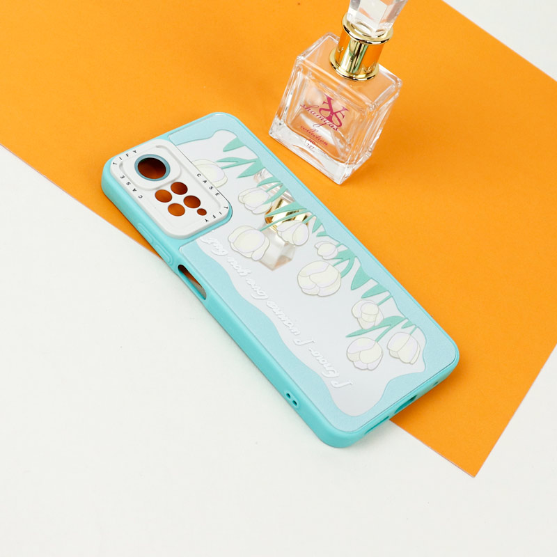 قاب آینه ای طرحدار محافظ لنزدار Xiaomi Redmi Note 11 / 11S 4G