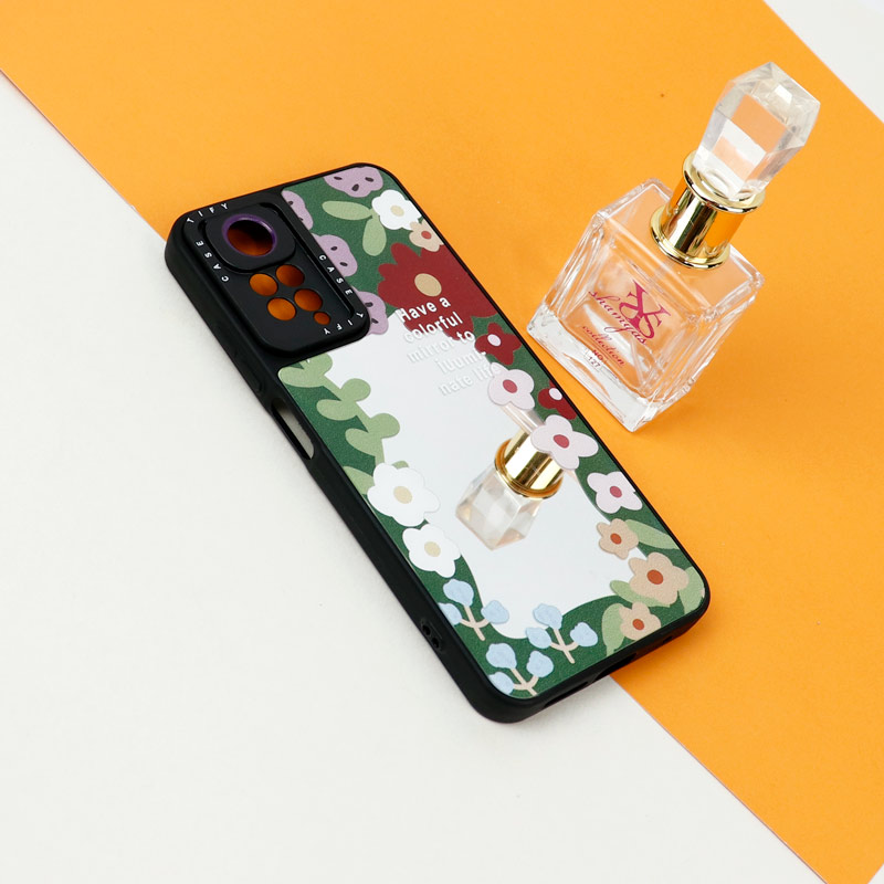 قاب آینه ای طرحدار محافظ لنزدار Xiaomi Redmi Note 11 / 11S 4G