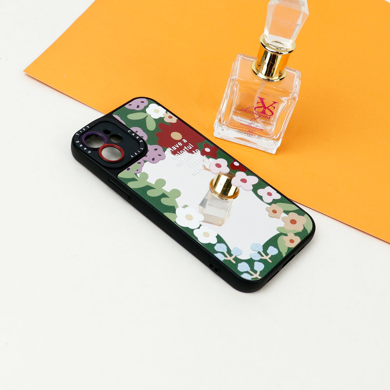 قاب آینه ای طرحدار محافظ لنزدار iPhone 12