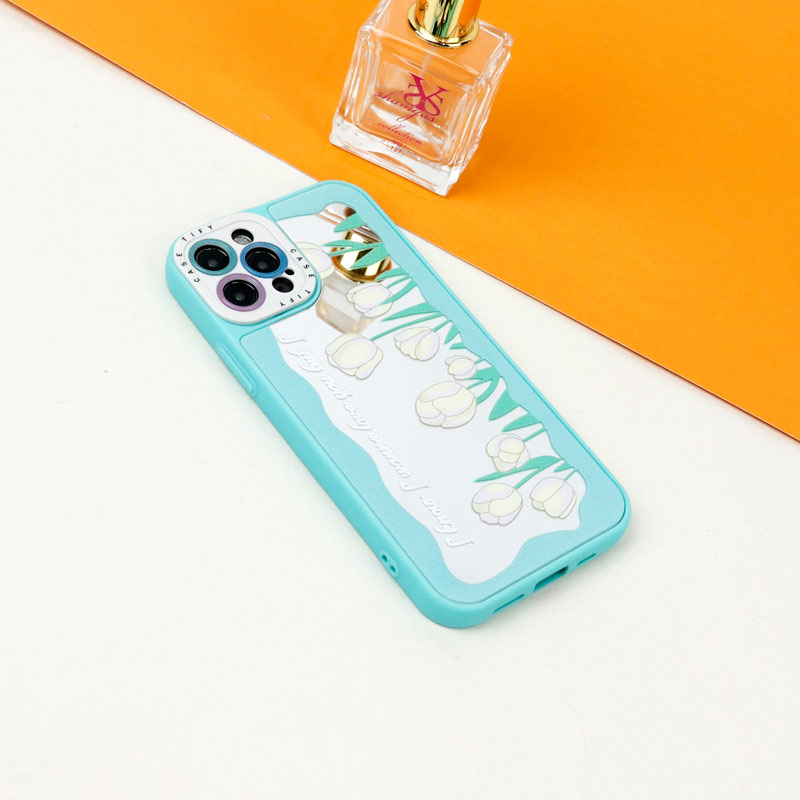قاب آینه ای طرحدار محافظ لنزدار iPhone 12 Pro