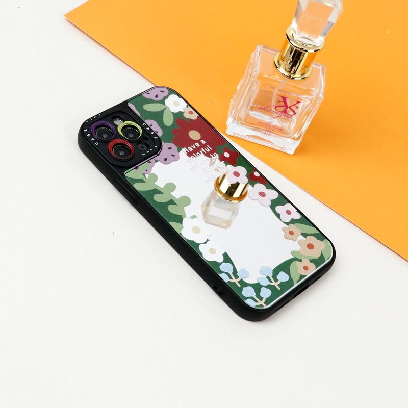 قاب آینه ای طرحدار محافظ لنزدار iPhone 12 Pro