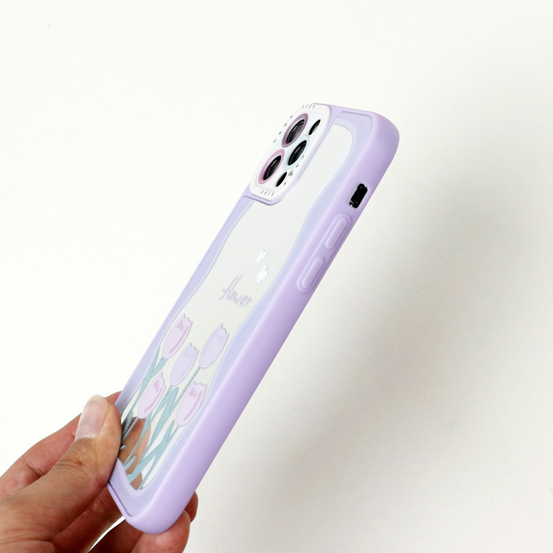 قاب آینه ای طرحدار محافظ لنزدار iPhone 12 Pro
