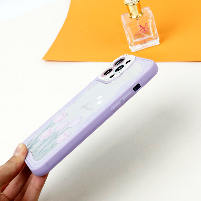 قاب آینه ای طرحدار محافظ لنزدار iPhone 12 Pro Max