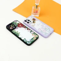 قاب آینه ای طرحدار محافظ لنزدار iPhone 12 Pro Max