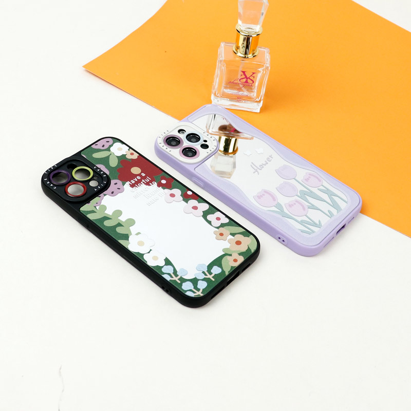 قاب آینه ای طرحدار محافظ لنزدار iPhone 12 Pro Max