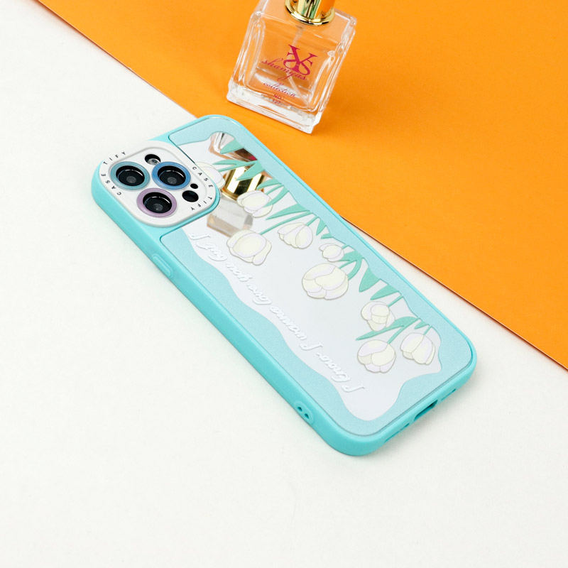 قاب آینه ای طرحدار محافظ لنزدار iPhone 12 Pro Max