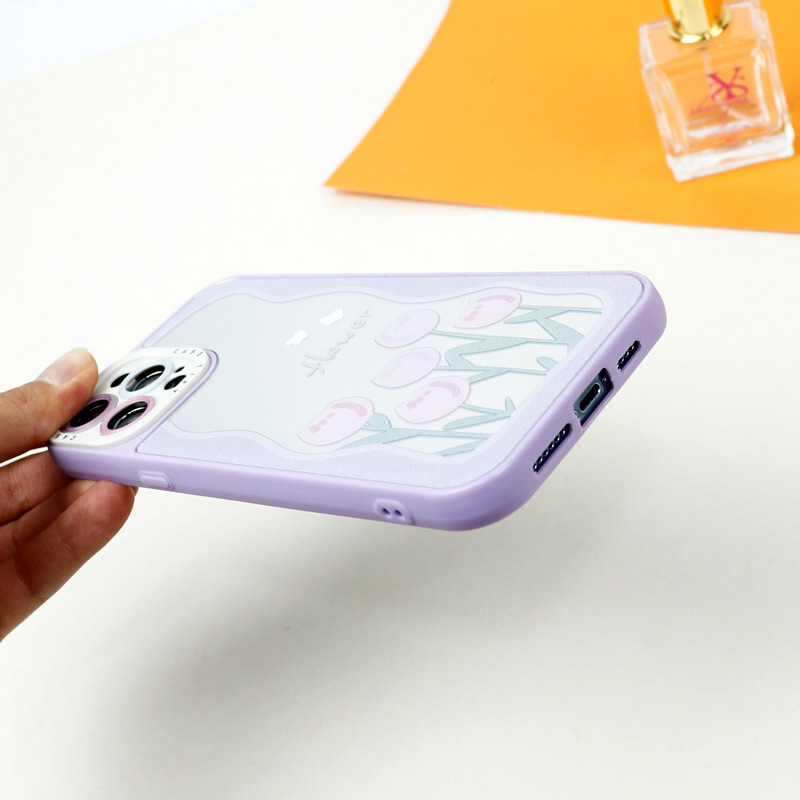 قاب آینه ای طرحدار محافظ لنزدار iPhone 12 Pro Max