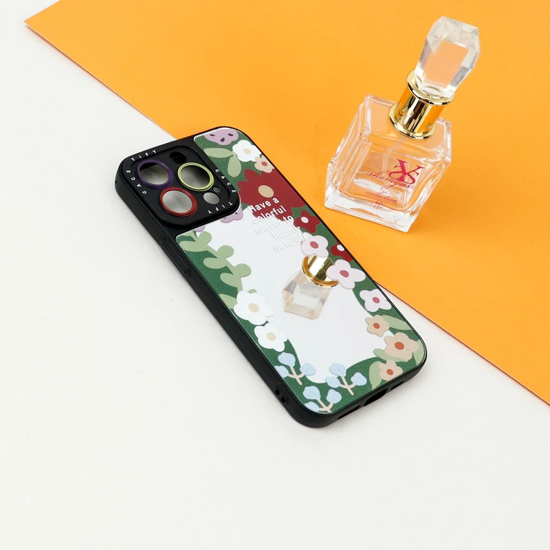 قاب آینه ای طرحدار محافظ لنزدار iPhone 13 Pro