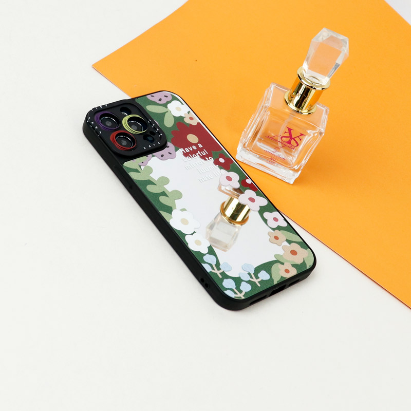 قاب آینه ای طرحدار محافظ لنزدار iPhone 13 Pro Max