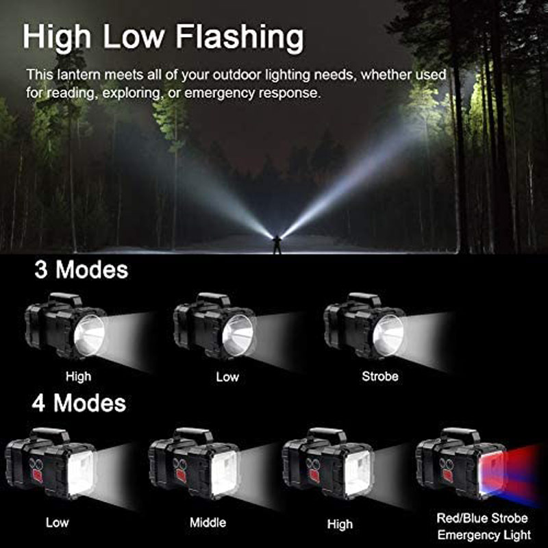 چراغ قوه شارژی Multifunctional Searchlight W844