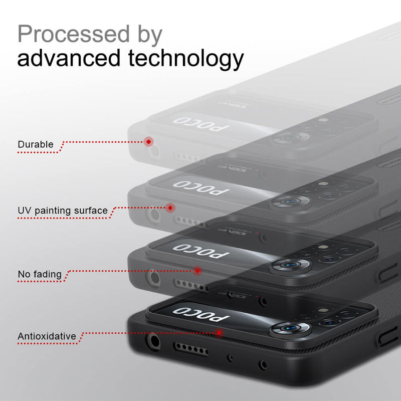 قاب اورجینال ضدضربه Super Frosted نیلکین Xiaomi Poco X4 Pro 5G