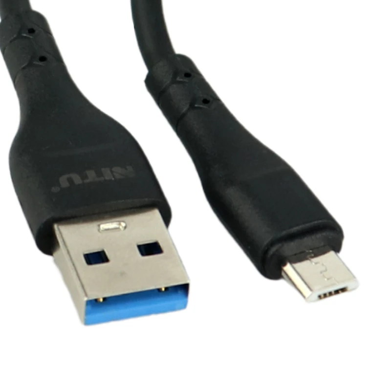 کابل میکرو یو اس بی فست شارژ 2.4 آمپر نیتو NC128 طول 1.2 متر بسته 20 عددی