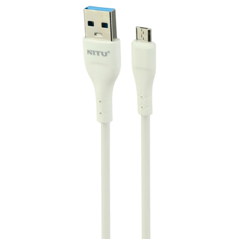 کابل میکرو یو اس بی فست شارژ 2.4 آمپر نیتو NC128 طول 1.2 متر بسته 20 عددی