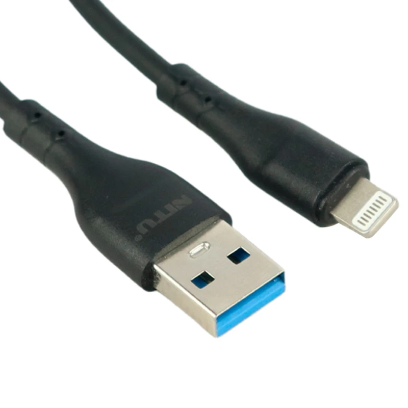 کابل لایتنینگ فست شارژ 2.4 آمپر نیتو NC130 طول 1.2 متر بسته 20 عددی