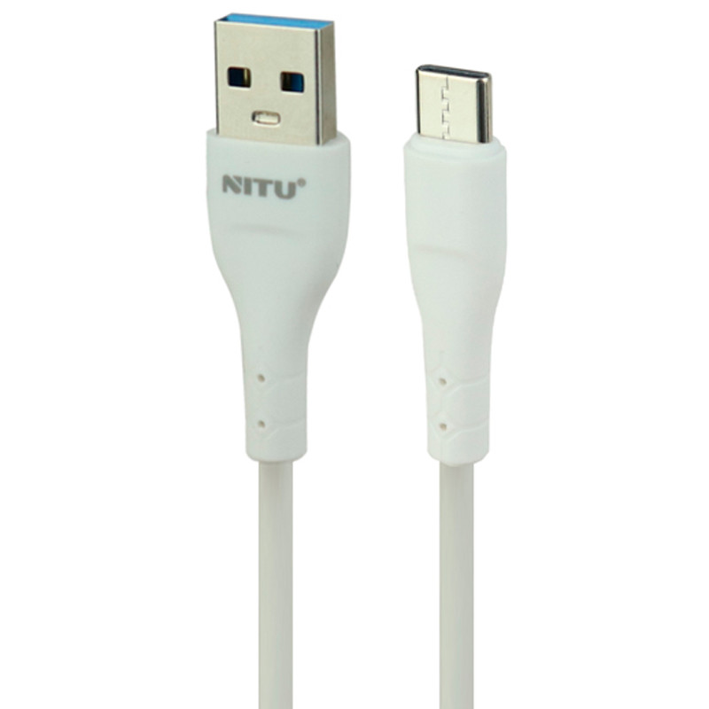 کابل کوتاه تایپ سی فست شارژ Nitu NC251 3A 25cm بسته 40 عددی