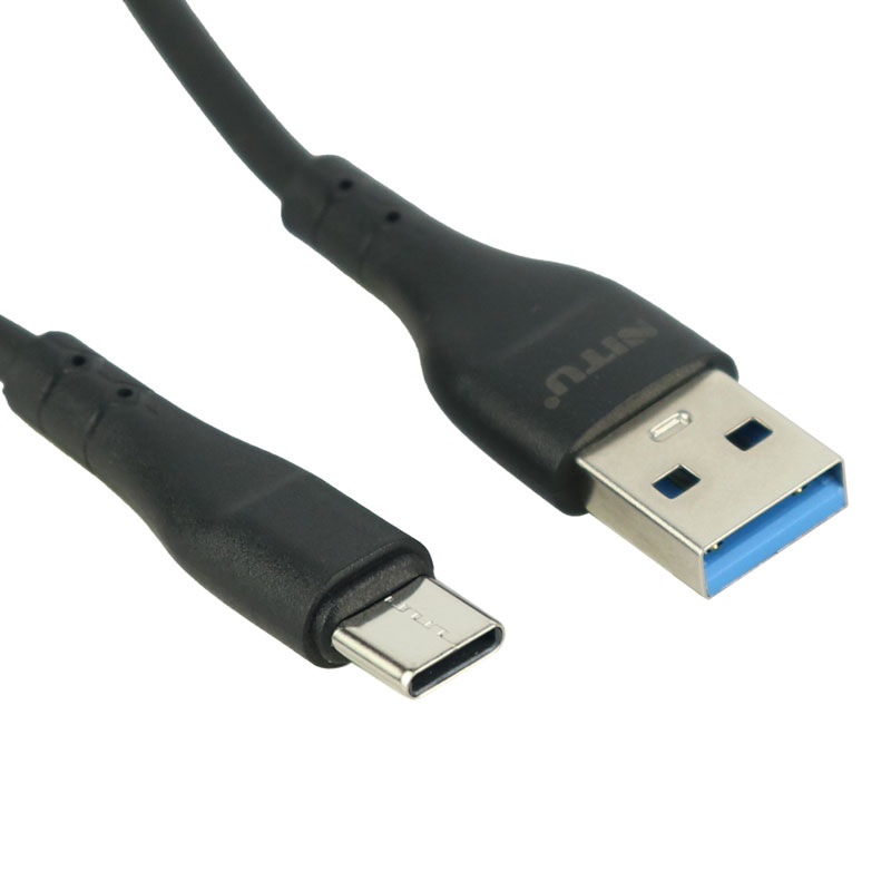 کابل کوتاه تایپ سی فست شارژ Nitu NC251 3A 25cm بسته 40 عددی