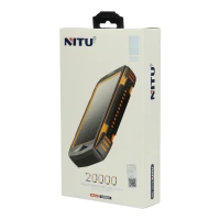 پاور بانک خورشیدی فست شارژ 20000 نیتو Nitu NPB03 QC3.0 PD 15W