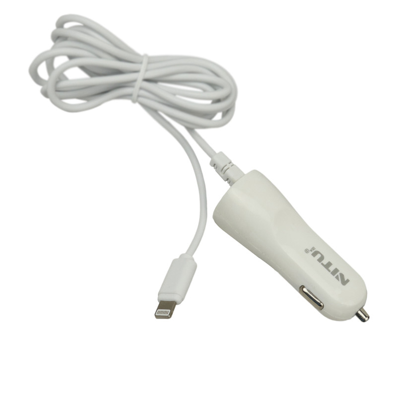 شارژر فندکی سیم وصل آیفونی Nitu NT-CC12 2.4A