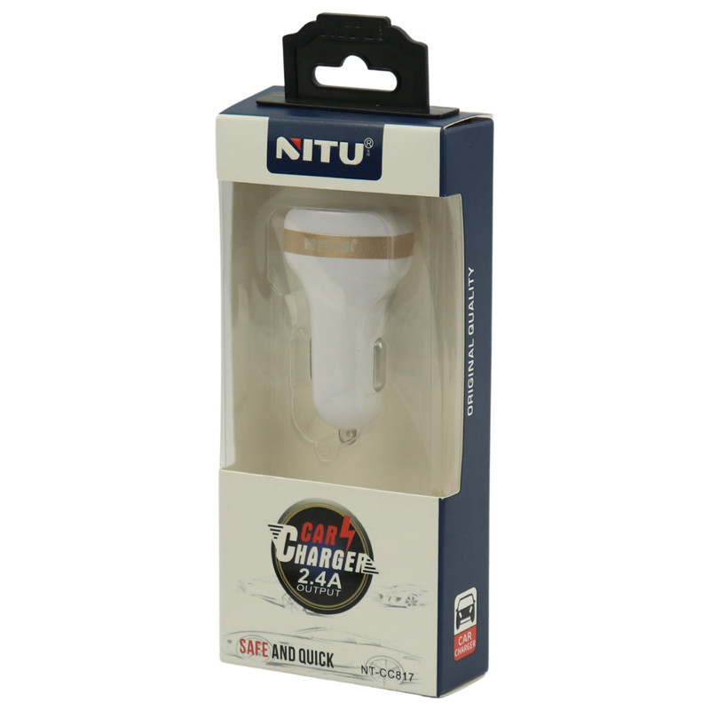 شارژر فندکی فست شارژ Nitu NT-CC817 2.4A 12W