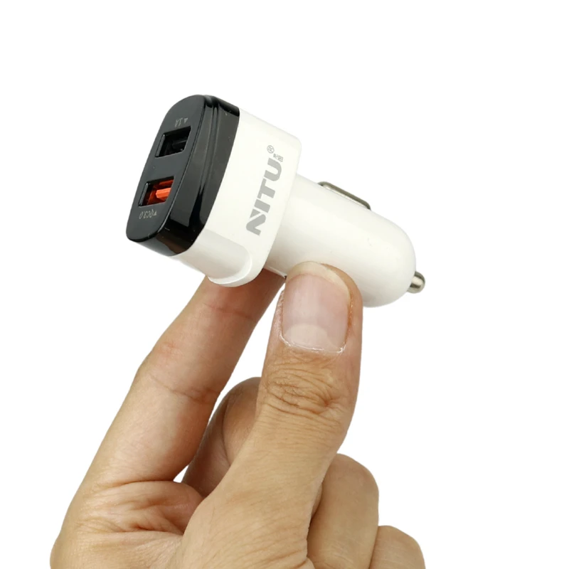 شارژر فندکی فست شارژ Nitu NT-CC835F 3A QC3.0 18W