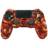 روکش دسته بازی PS4 طرح اسکلت آتشی