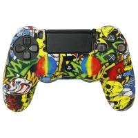 روکش دسته بازی PS4 طرح اسکلت کد 2 + روکش آنالوگ هدیه