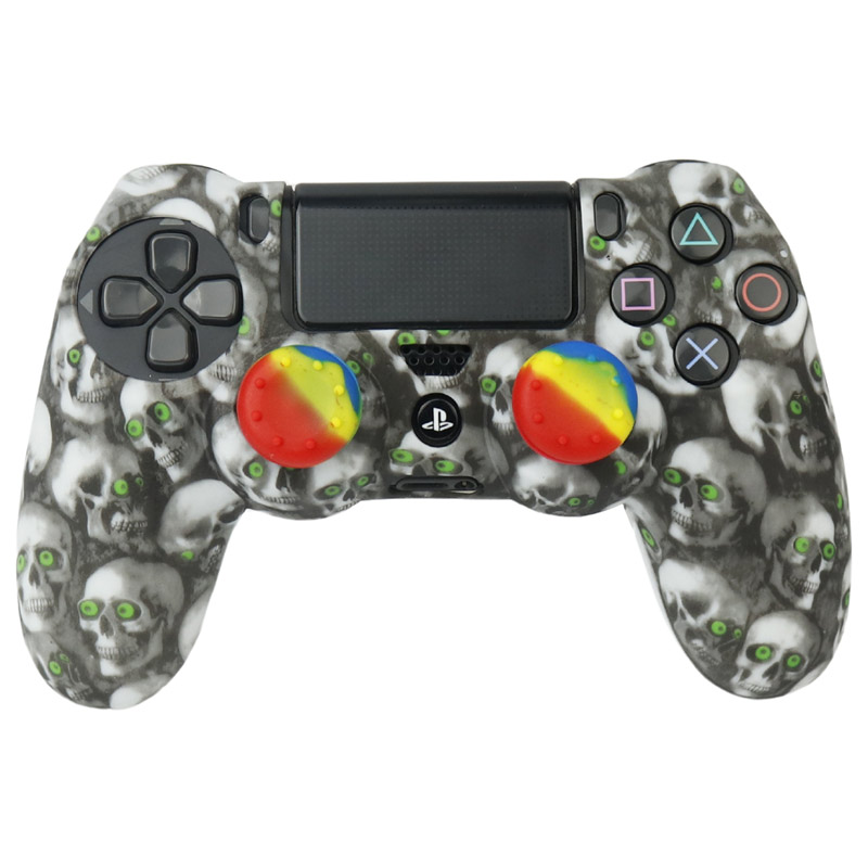 روکش دسته بازی PS4 طرح چشم سبز + روکش آنالوگ هدیه