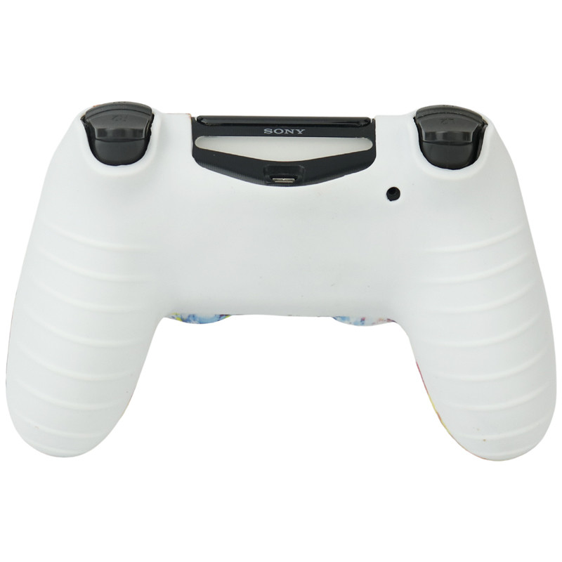 روکش دسته بازی PS4 طرح فانتزی رنگی + روکش آنالوگ هدیه