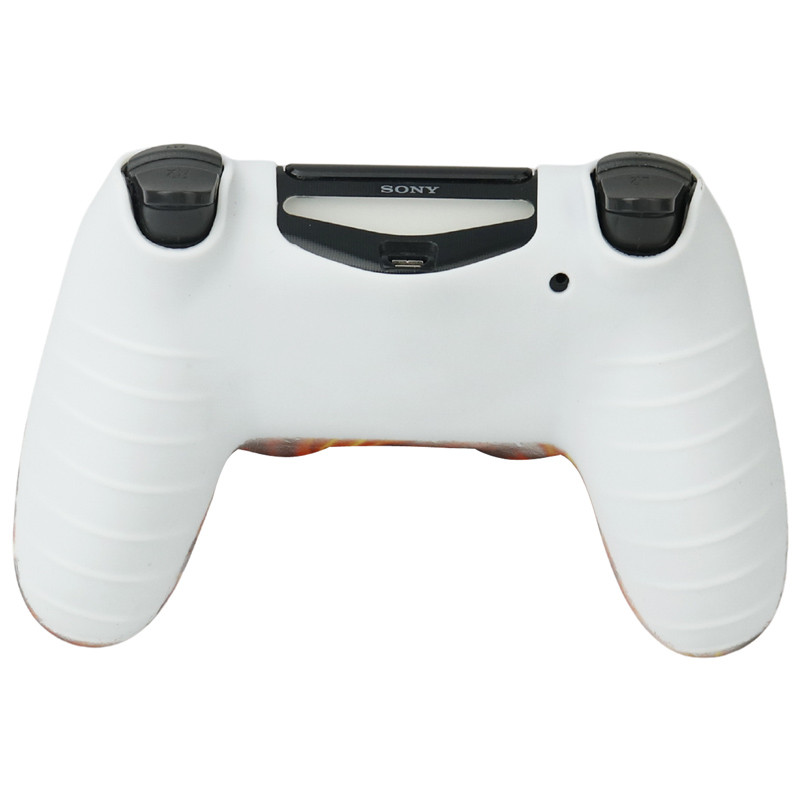 روکش دسته بازی PS4 طرح اسکلت آتشی + روکش آنالوگ هدیه