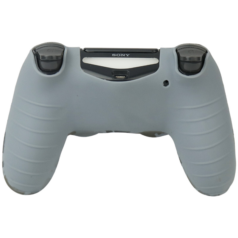 روکش دسته بازی PS4 طرح چریکی زمینه مشکی طوسی کد 23 + روکش آنالوگ هدیه