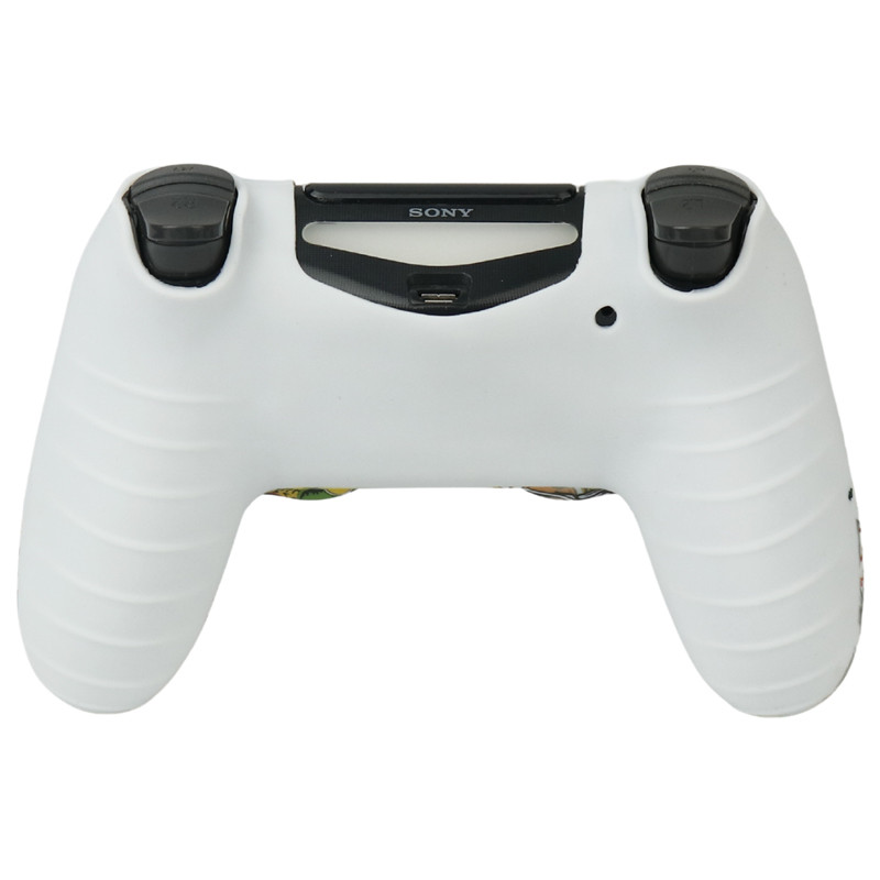 روکش دسته بازی PS4 طرح اسکلت عینکی + روکش آنالوگ هدیه