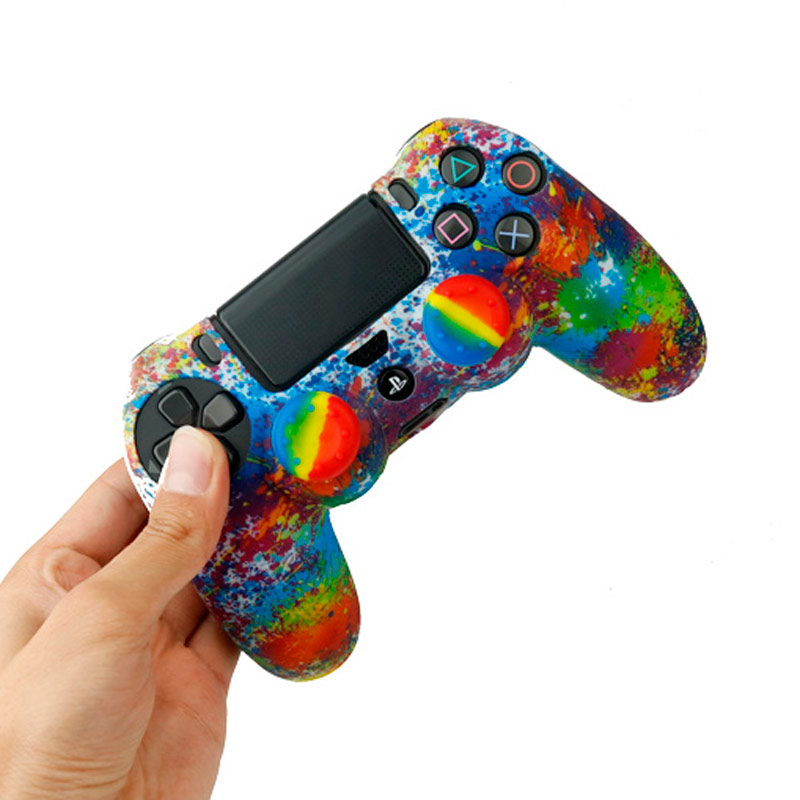 روکش دسته بازی PS4 طرح فانتزی کد 2 + روکش آنالوگ هدیه