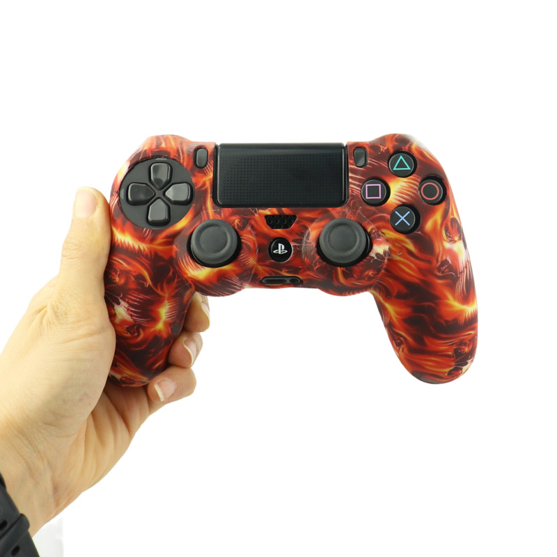 روکش دسته بازی PS4 طرح اسکلت آتشی