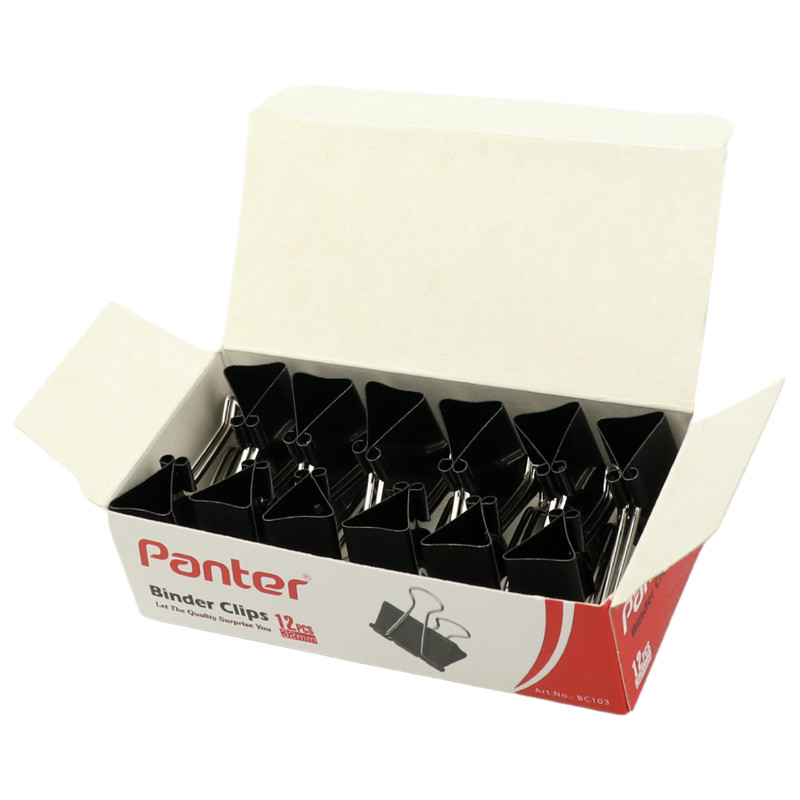 گیره دوبل Panter BC103 32mm بسته 12 عددی