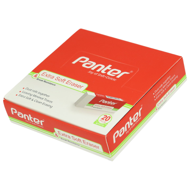 پاک کن پنتر Panter Extra Soft E128 بسته 20 عددی