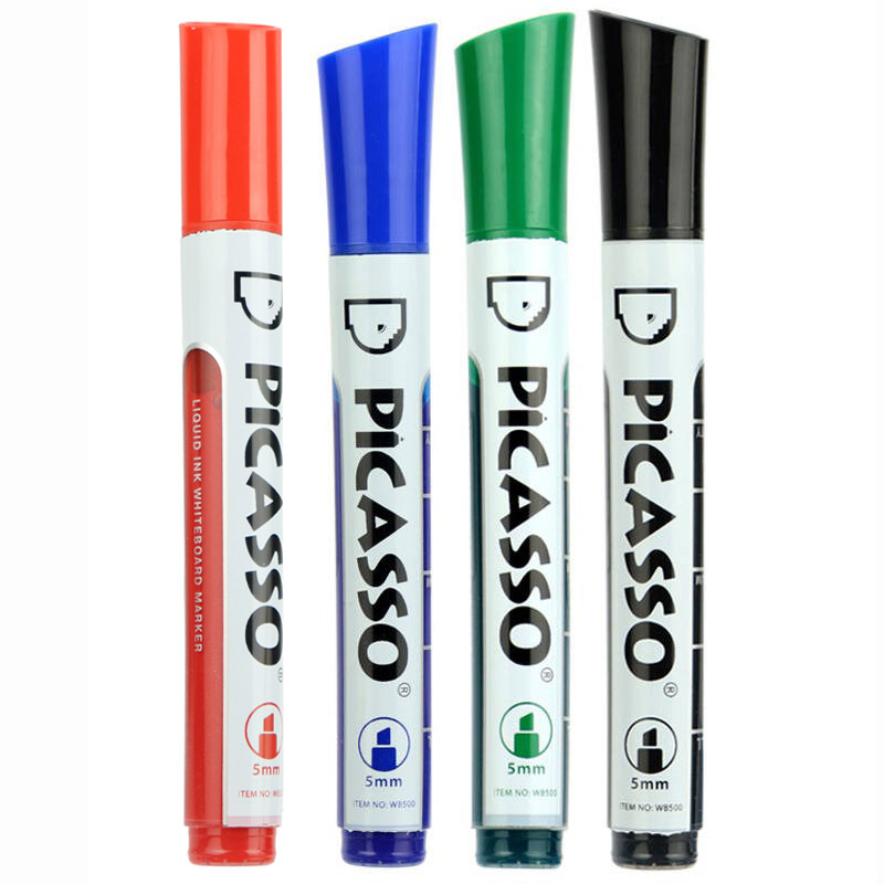 ماژیک وایت برد پیکاسو نوک تخت Picasso WB500 بسته 10 عددی