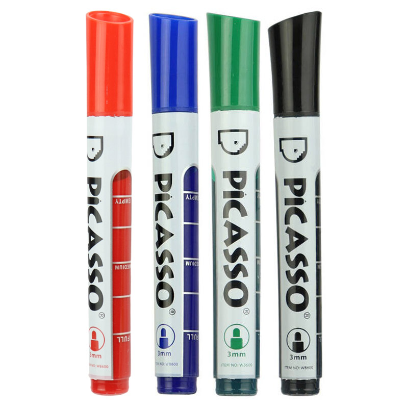 ماژیک وایت برد پیکاسو نوک گرد Picasso WB600 بسته 10 عددی