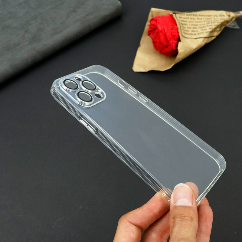 قاب ژله ای شفاف Q.Series محافظ لنزدار iPhone 12 Pro Max بی رنگ