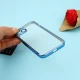 قاب ژله ای شفاف Q.Series محافظ لنزدار iPhone 13 آبی