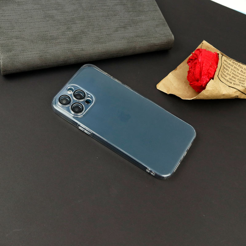 قاب ژله ای شفاف Q.Series محافظ لنزدار iPhone 13 Pro Max بی رنگ