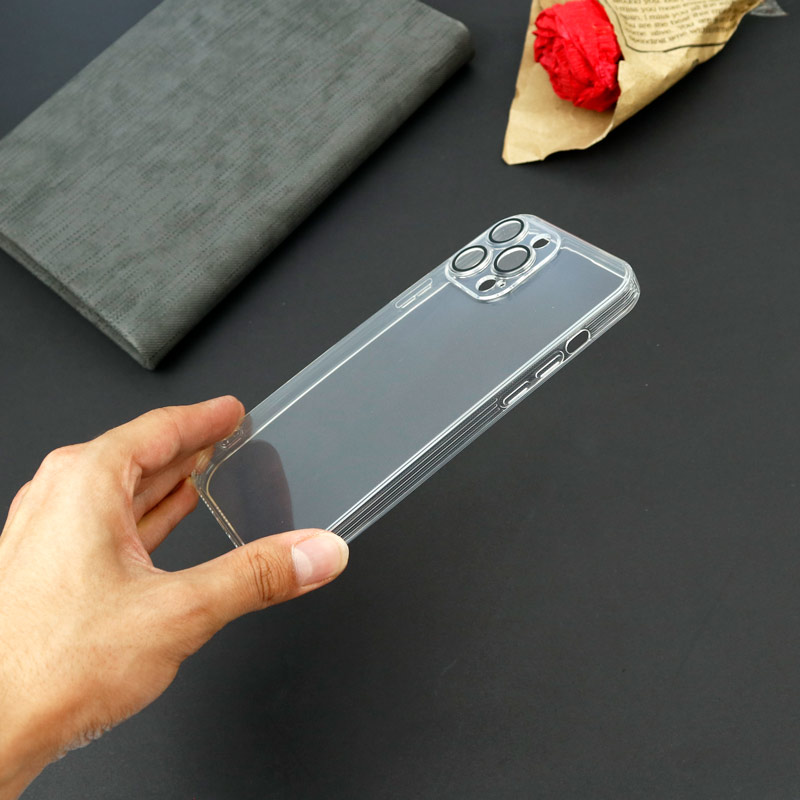 قاب ژله ای شفاف Q.Series محافظ لنزدار iPhone 13 Pro Max بی رنگ