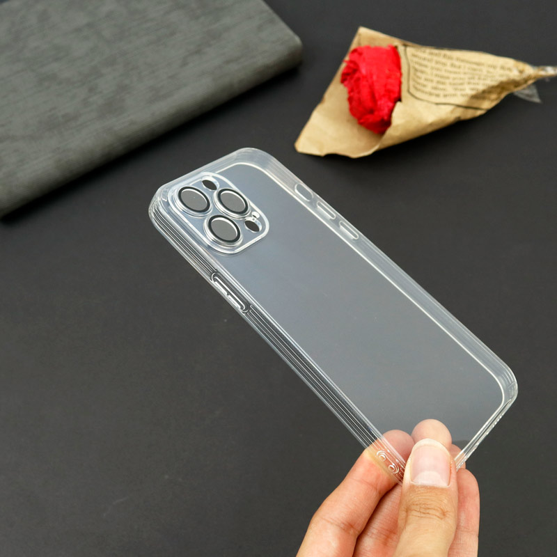 قاب ژله ای شفاف Q.Series محافظ لنزدار iPhone 13 Pro Max بی رنگ