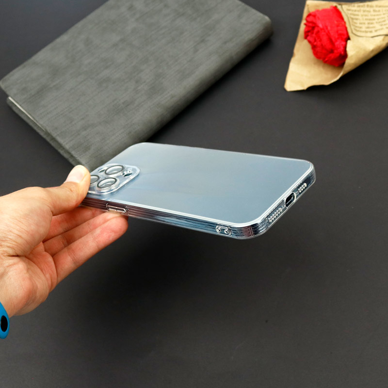 قاب ژله ای شفاف Q.Series محافظ لنزدار iPhone 13 Pro Max بی رنگ