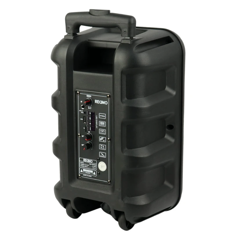 اسپیکر چمدانی بلوتوثی رم و فلش خور Redmo RM-TD0609B + میکروفون و ریموت کنترل