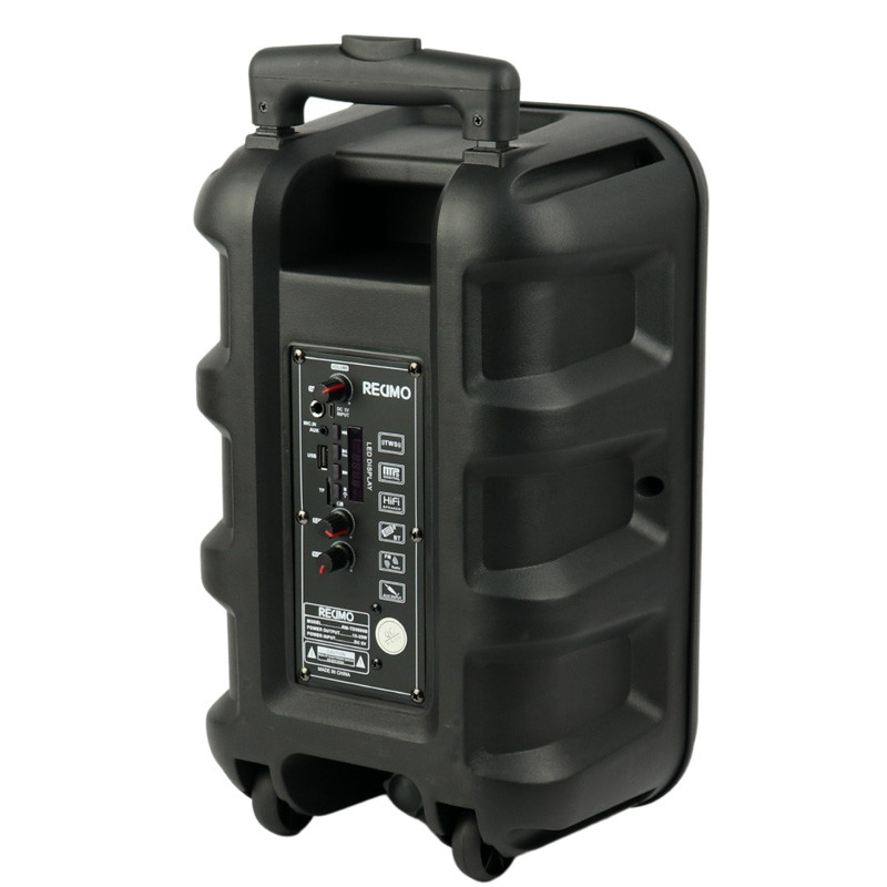 اسپیکر چمدانی بلوتوثی رم و فلش خور Redmo RM-TD0609B + میکروفون و ریموت کنترل