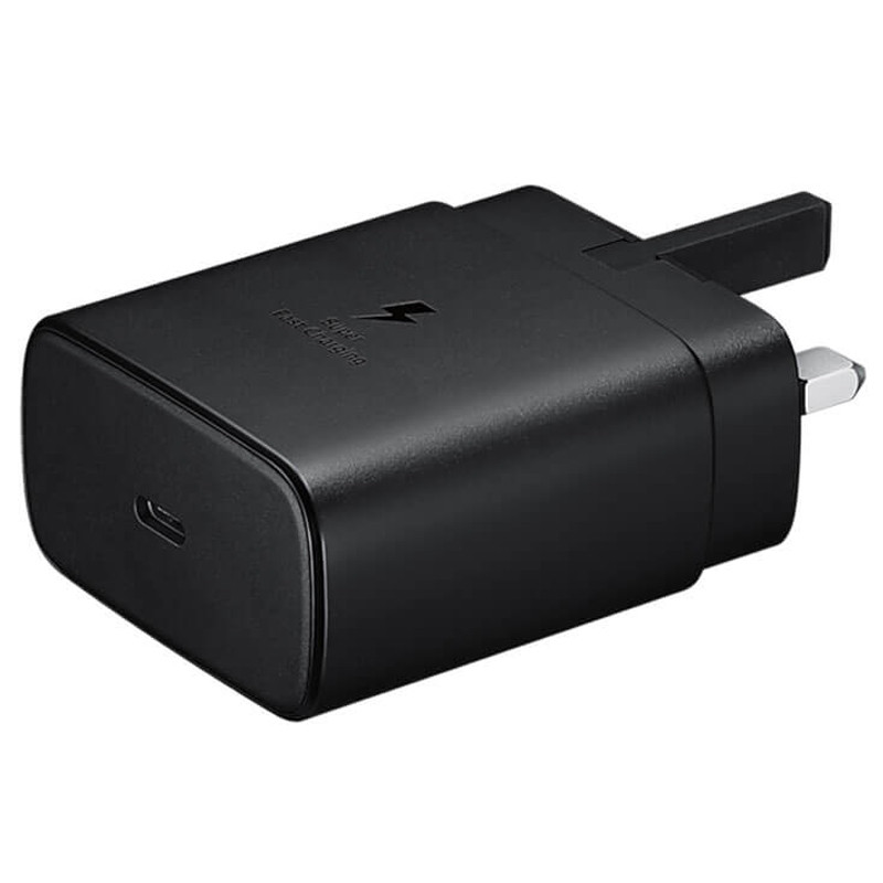 شارژر دیواری فست شارژ Samsung EP-TA845XBEGCN 3A PD 45W Type-C + کابل تبدیل تایپ سی